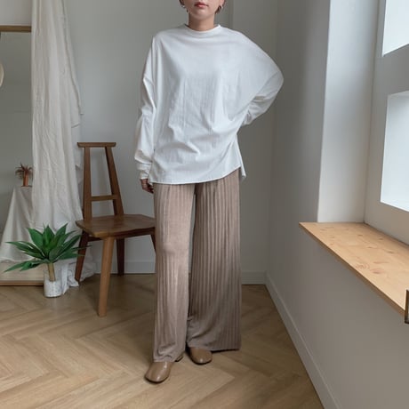 ✳︎予約販売✳︎material lib knit pants/2colors_np0055