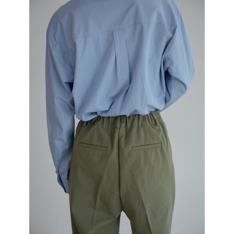 《予約販売》tuck twill cotton pants/2colors_np1070
