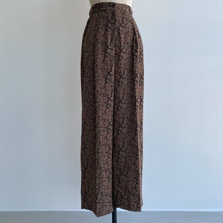 【nokcha original】pattern silhouette pants/2colors_np0450