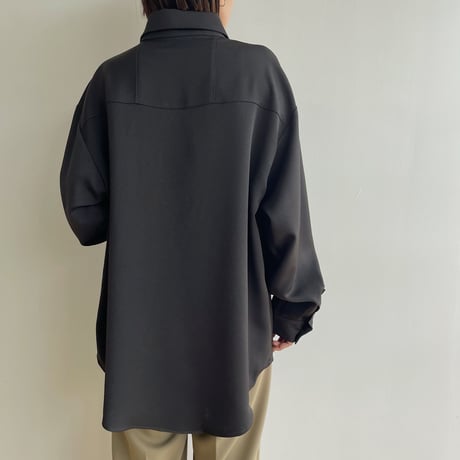 【nokcha original】material pocket shirt/2colors_nb0193