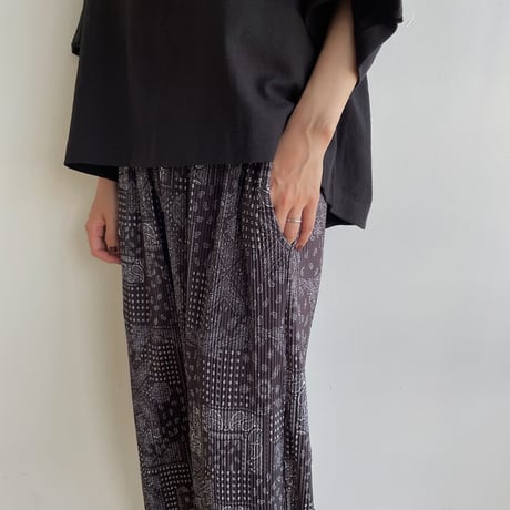《予約販売》paisley rincl easy pants/2colors_np0834