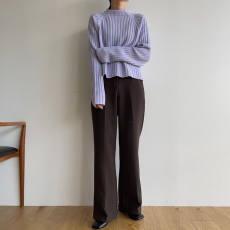 《予約販売》warm semi flare pants/3colors_np0708