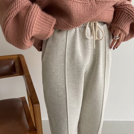《予約販売》center jogger pants/2colors_np0504