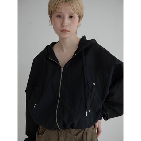 《予約販売》sheer hoodie jumper/2colors_no0461