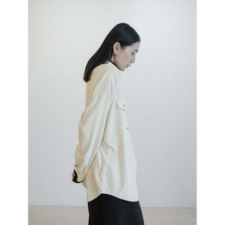 《予約販売》soft stripe shirt/2colors_nb0354