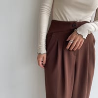 【 nokcha original】jersey slacks pants_np0470