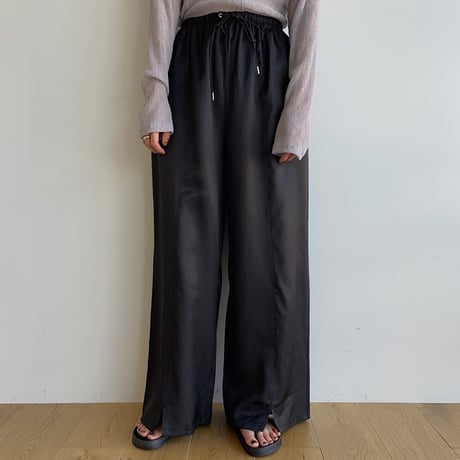 《予約販売》quality satin pants/2colors_np0789