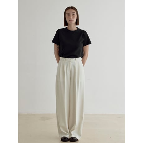 《予約販売》tuck daily wide pants/2colors_np1233