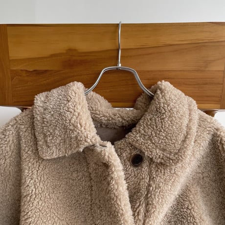 【nokcha original】boa mouton jacket/beige_no0186