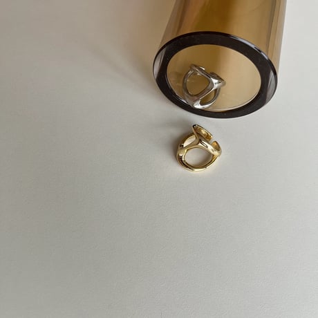 《予約販売》accent big ring/2colors_na0572