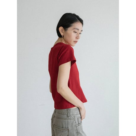 《予約販売》stretch minimal tee/2colors_nt2548