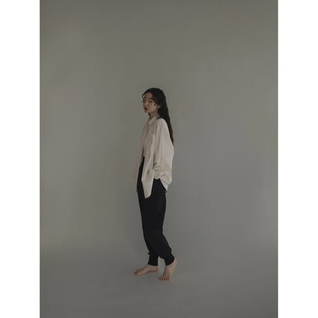 【nokcha original】sleeve accent washer shirt/2colors_nb0224