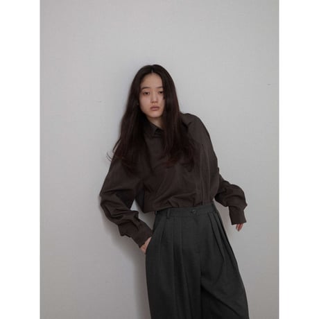 【NOKCHA original】s/s tuck oval pants/2colors_np1076