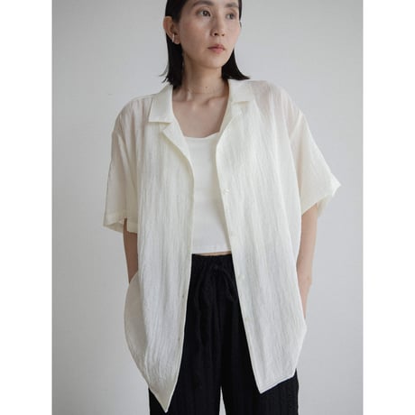 《予約販売》soft sheer shirt/2colors_nb0302