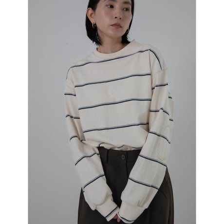 【NOKCHA original】elbow patch border tops_nt2236