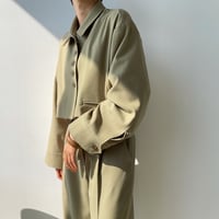 【nokcha original】half minimal jacket/pistàcchio_no0149