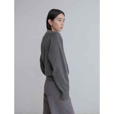 《予約販売》v neck soft knit tops/2colors_nt2498