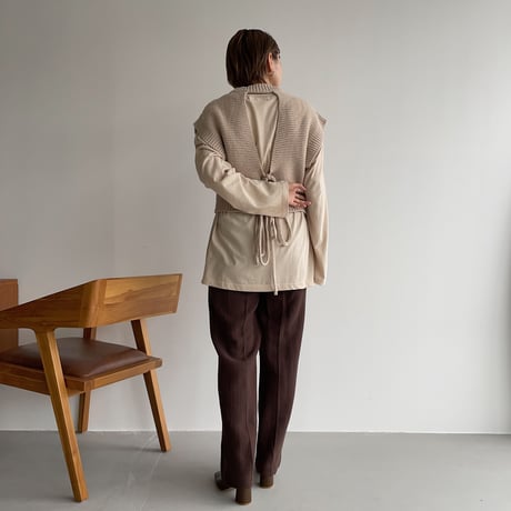 【nokcha original】rincl soft pants/brown_np0467