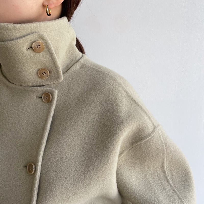 nokcha original】HAND MADE 4way over half coat/ nokcha original】HAND MADE 4way over half coat/