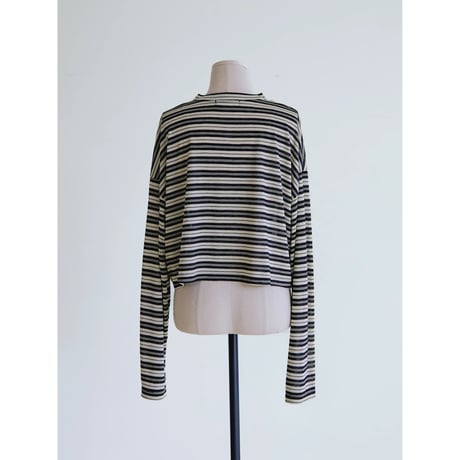 《予約販売》croped border tops_nt2585