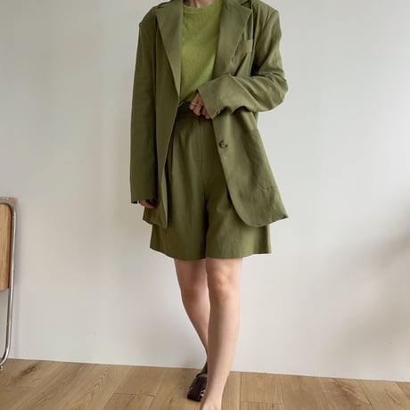 《予約販売》nuance linen half pants/2colors_np0574