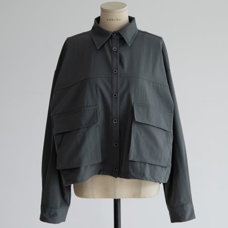 《予約販売》sheer 2way shirt jacket/2colors_no0528