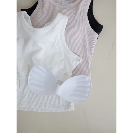 【NOKCHA original】pigment damage cup in tank top/3colors_nt2302