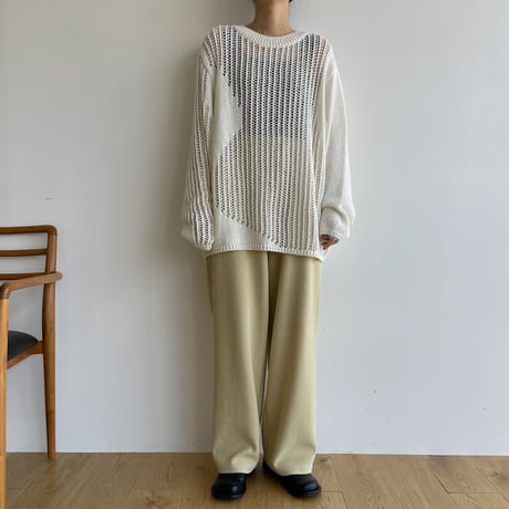 《予約販売》décolleté knit tank top/3colors_nt1610