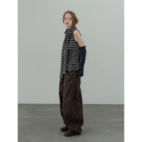 【 RESTOCK 】【NOKCHA original】oval cotton pants_np1154