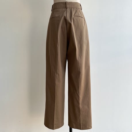 《予約販売》tuck cotton pants/2colors_np0523