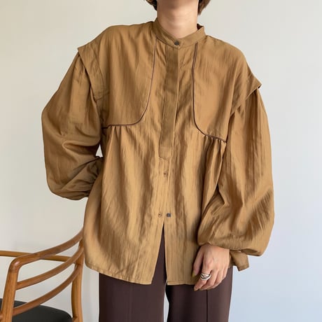 【nokcha original】lady gather blouse_nt1048