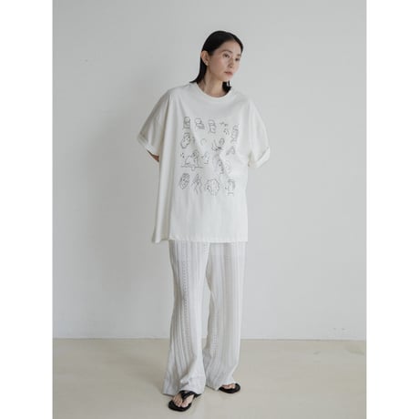《予約販売》jacquard lacy pants/2colors_np1111