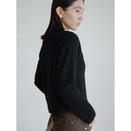 《予約販売》jacquard pattern knit cardigan/2colors_nt2399