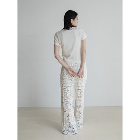 《予約販売》crochet knit pants_np1123
