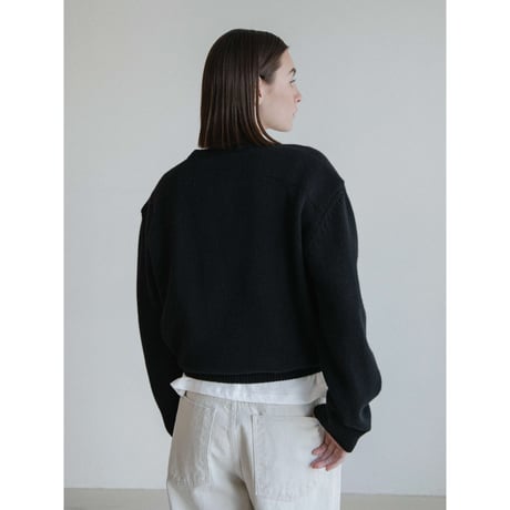 《予約販売》accent mannish knit pullover/2colors_nt2480
