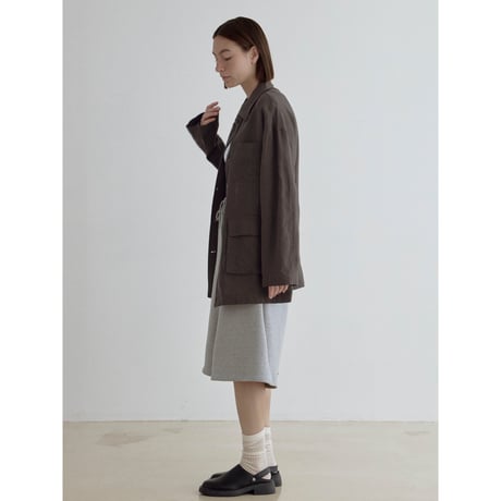 《予約販売》linen mannish over jacket/2colors_no0522