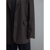 《予約販売》vintage like tailored eco leather jacket_no0369