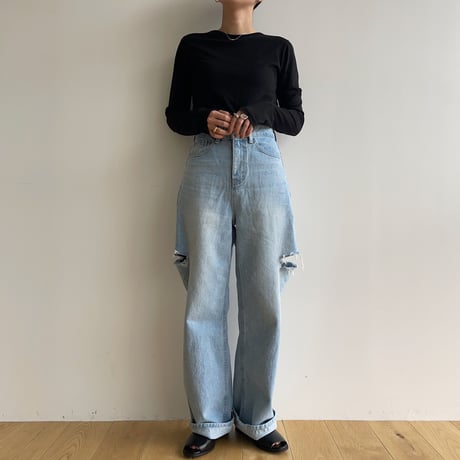《予約販売》simply flat mule/2colors_na0526