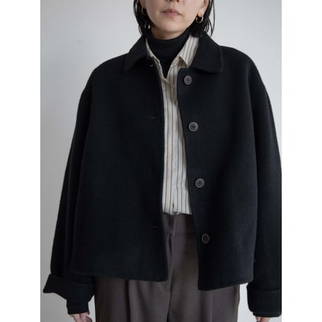 《予約販売》HANDMADE croped wool coat_no0427