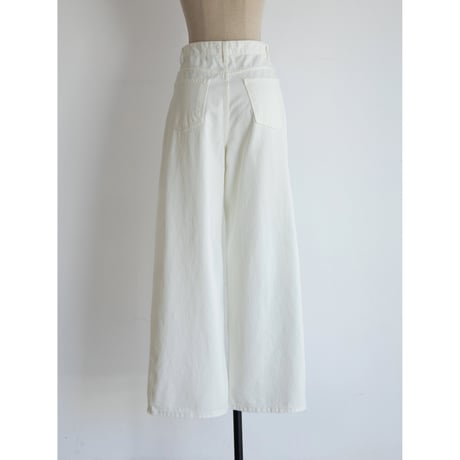 《予約販売》clash white cotton pants_np1249