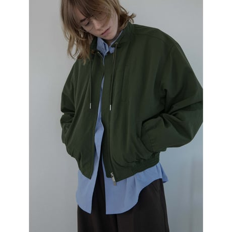 - AUTHENTIC series - neck string jumper/green_an0032
