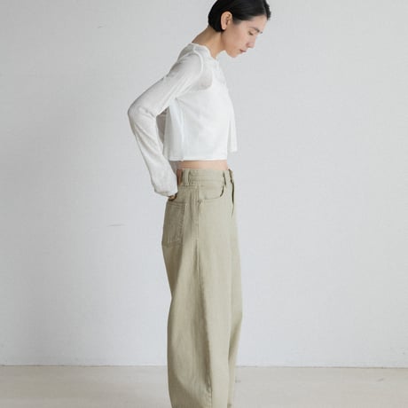 《予約販売》sheer minimal knit cardigan/2colors_nt2554