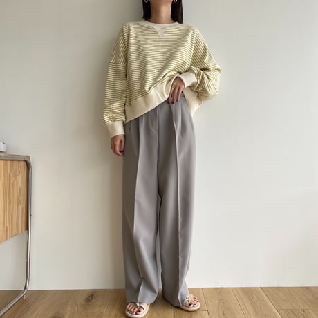 《予約販売》border croped mtm/2colors_nt1323