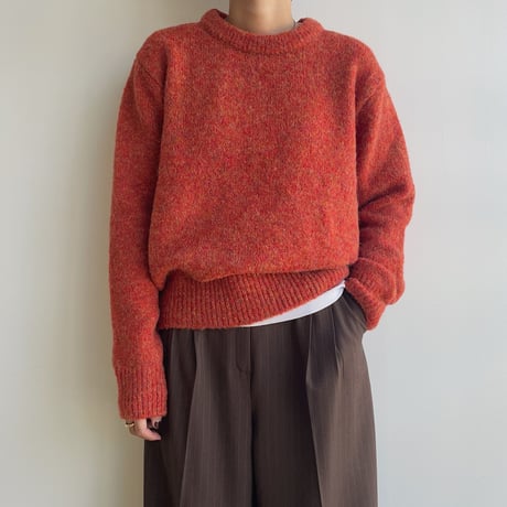《予約販売》melange over knit/3colors_nt1869