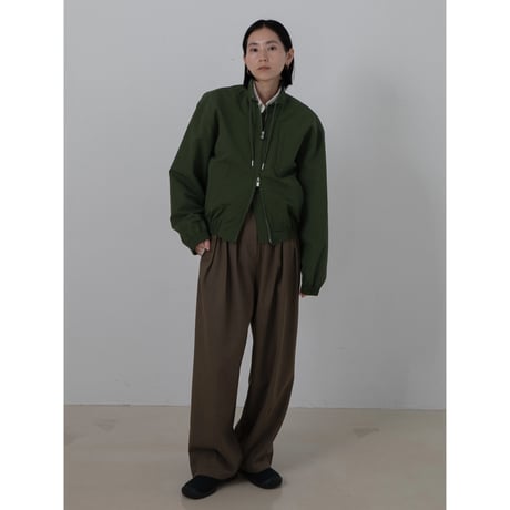 【NOKCHA original】s/s tuck oval pants/2colors_np1076