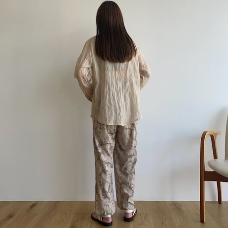 《予約販売》sheer rincl shirt/2colors_nb0054