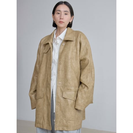 《予約販売》cotton pocket shirt/2colors_nb0358