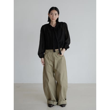 《予約販売》rincl sheer cache-coeur blouse/2colors_nb0296