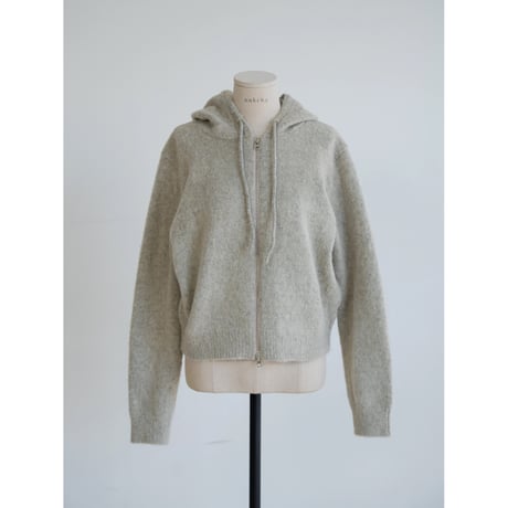 《予約販売》2way zip knit parker/2colors_nt2451