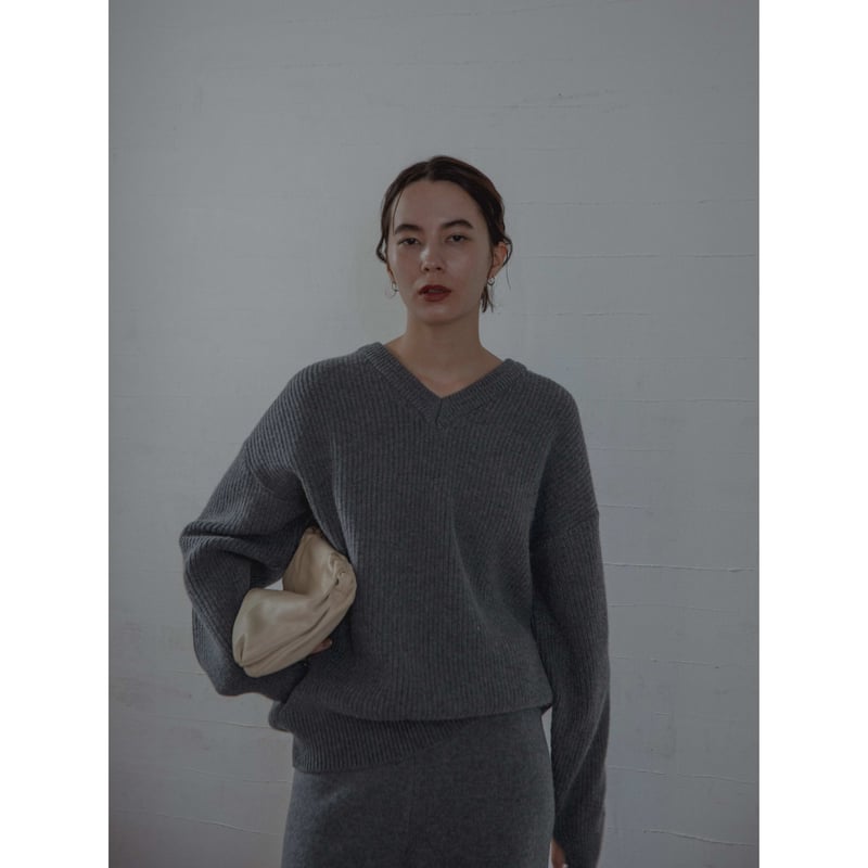 NOKCHA original】v neck mannish knit pullover/3